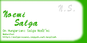 noemi salga business card